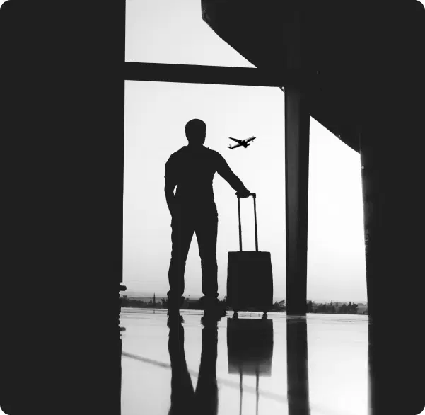 Man at Airport