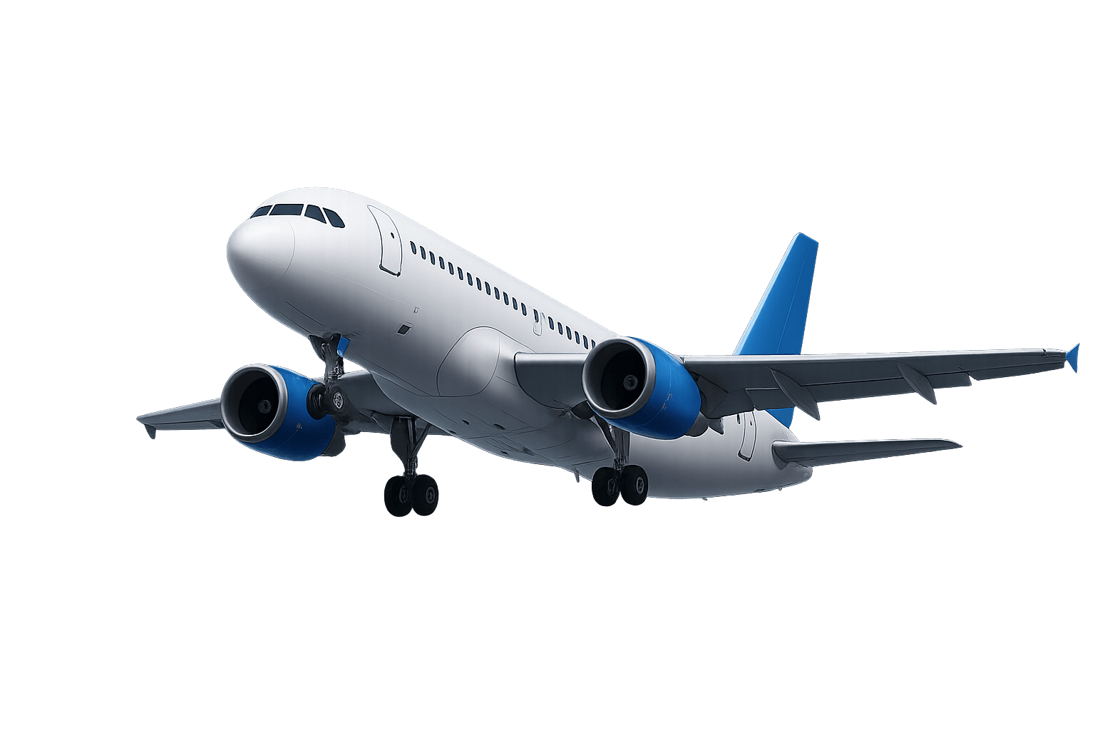Modern airplane for India flights