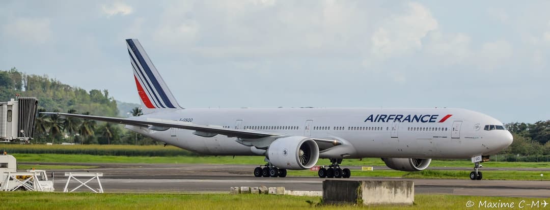 Air France Boeing 777-300ER, one of the aircraft types the airline flies on its Indian routes