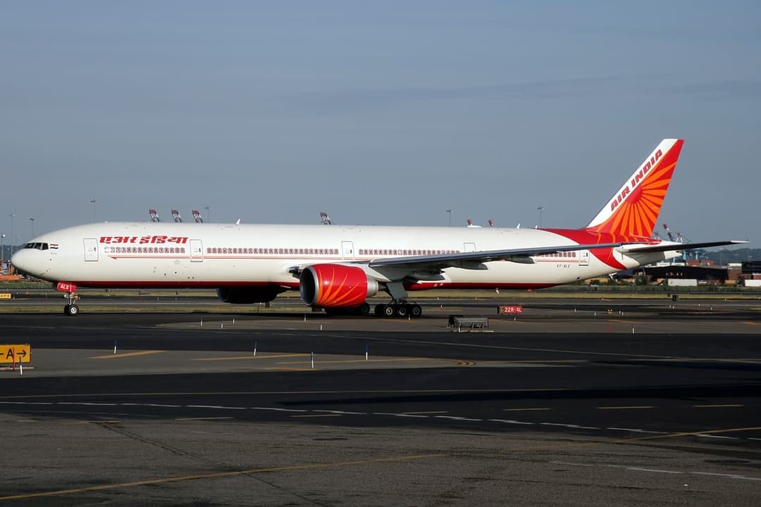 Air India Boeing 777-337ER long-haul aircraft used on USA–India nonstop routes