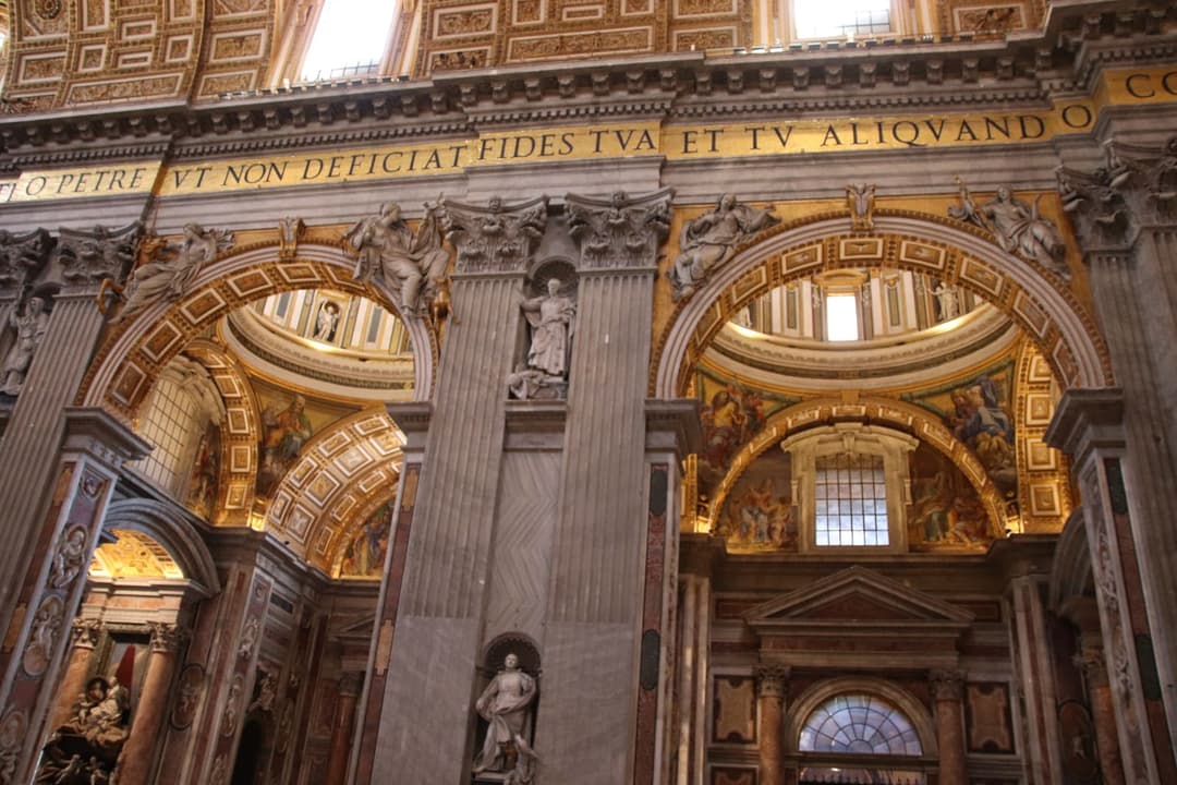 St. Peter's Basilica in Vatican City, a central destination for Catholic pilgrims traveling to Rome