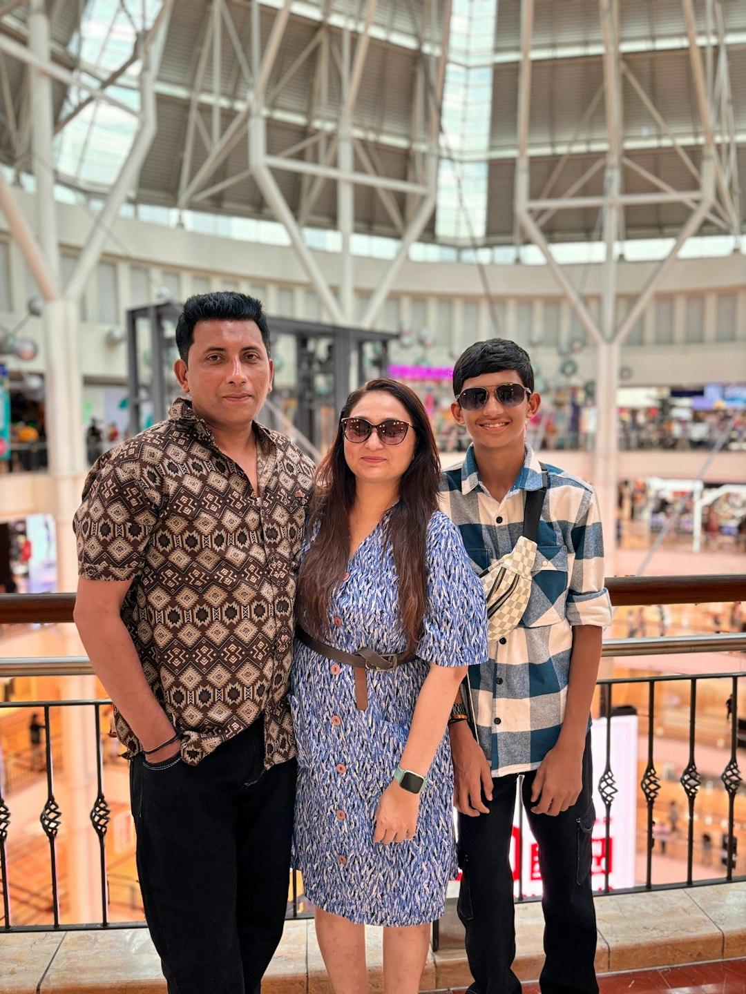 Family traveling together