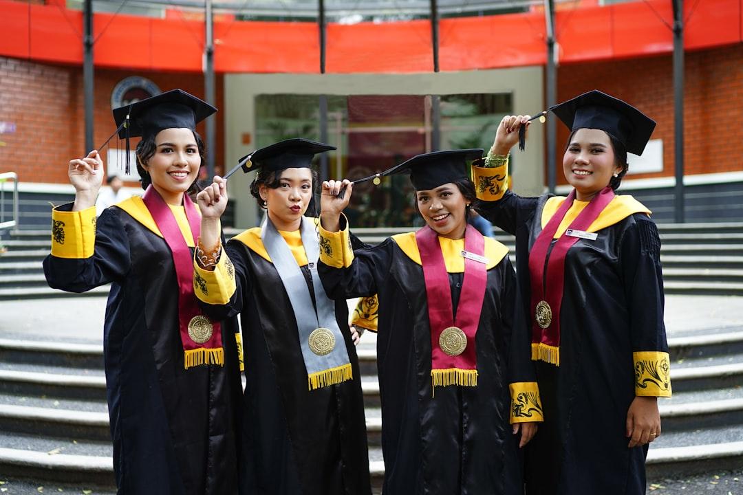 Students studying abroad